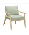 Tov Furniture Dixie Chenille Velvet Accent Chair