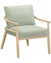 Tov Furniture Dixie Chenille Velvet Accent Chair