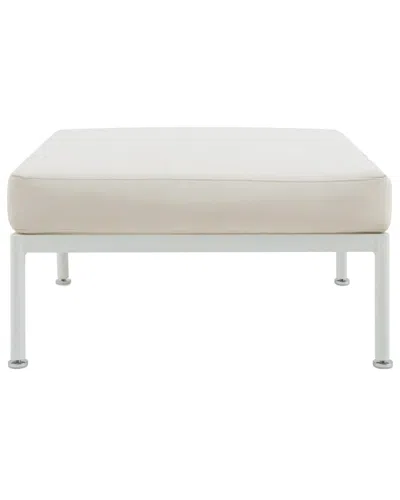 Tov Furniture Dunes Outdoor Ottoman In Cream