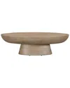 Tov Furniture Eclipse Textured Faux Travertine Indoor/outdoor Coffee Table