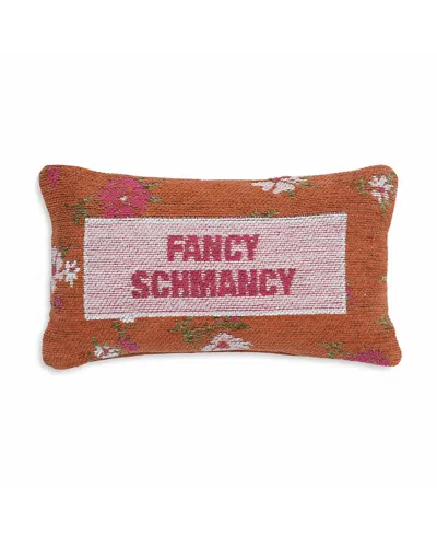 Tov Furniture Fancy Schmancy Jacquard Cotton Pillow In Multi