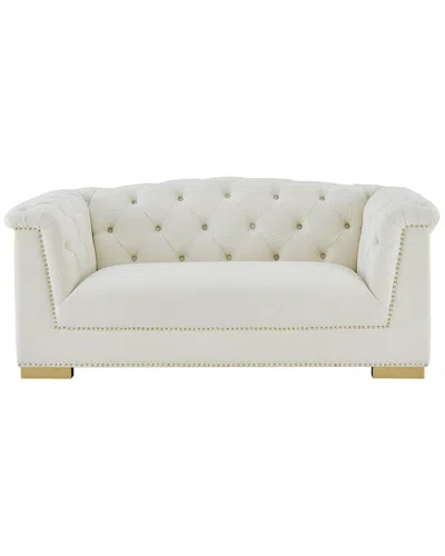 Tov Furniture Farah Loveseat In Cream