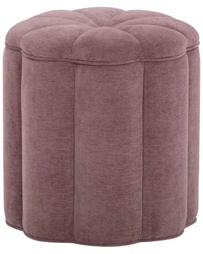 Tov Furniture Fleur Storage Ottoman In Pink