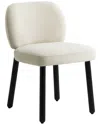 Tov Furniture Foxy Basketweave Chenille Dining Chair In Neutral