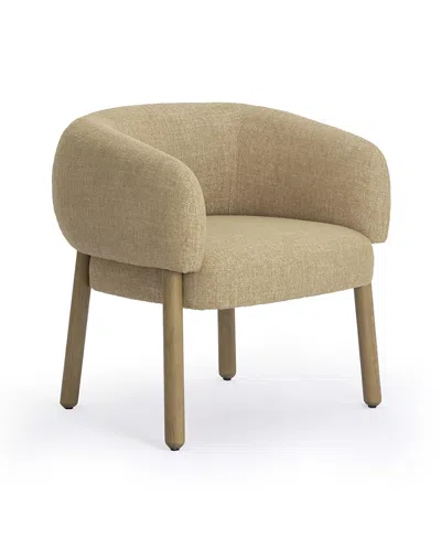 TOV FURNITURE FOXY PERFORMANCE TEXTURED FABRIC ACCENT CHAIR