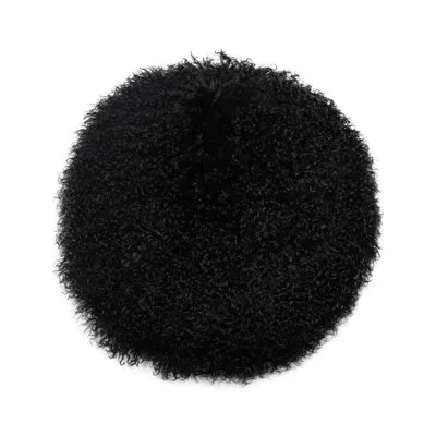 Tov Furniture Fundy Round Pillow Cover & Insert In Black