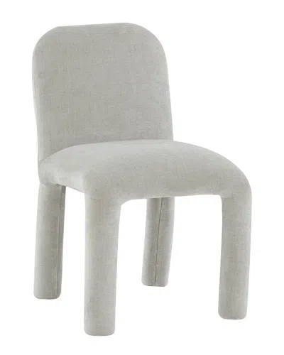 Tov Furniture Georgia Chenille Dining Chair In Grey