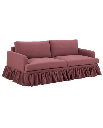 Tov Furniture Gertrude Upcycled Sofa In Red