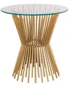 Tov Grace Glass Side Table