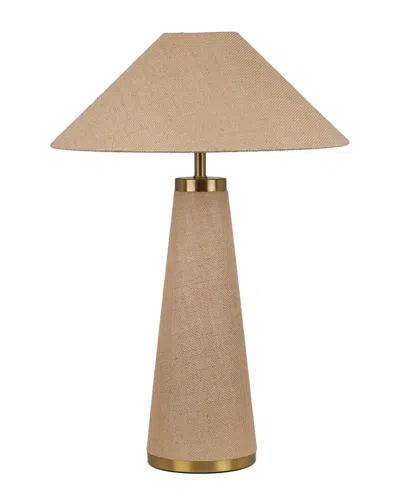Tov Furniture Graham Natural Jute Table Lamp In Neutral