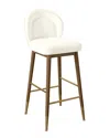 TOV FURNITURE TOV FURNITURE HAILEY VELVET COUNTER STOOL