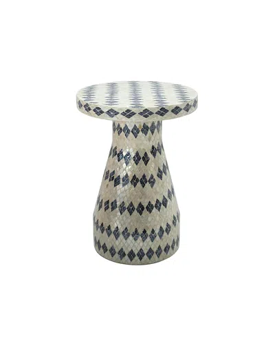 Tov Furniture Halio Shell Side Table In Metallic