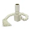 Tov Furniture Harrison Wooden Candlestick In White