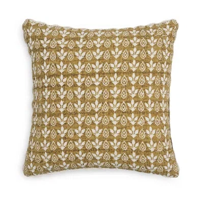 Tov Furniture Harvest Printed Cotton 20 Inch Accent Cushion In Brown