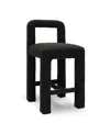 Tov Furniture Hazel Boucle Counter Stool In Black