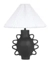 Tov Furniture Hazza Pleated Table Lamp In Black