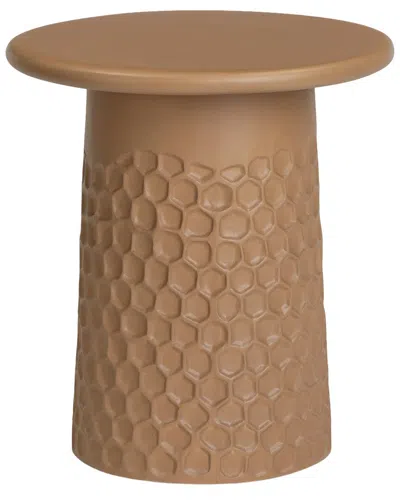 Tov Furniture Hessa Terracotta Chiseled Concrete In Multi