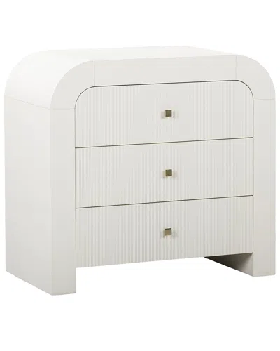 Tov Furniture Hump Arched 3-drawer Chest In White