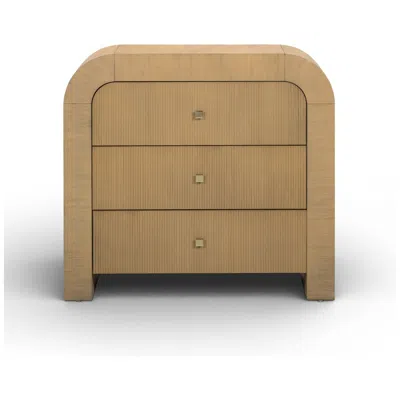 Tov Furniture Hump Natural Arched 3-drawer Chest In Brown