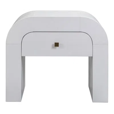 Tov Furniture Hump Nightstand In White