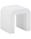 Tov Furniture Hump Side Table In White