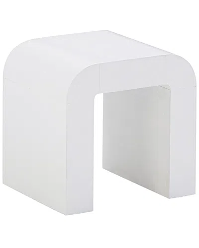 Tov Furniture Hump Side Table In White