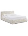 Tov Furniture Isla Jacquard Pattern Queen Bed