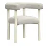 Tov Furniture Jackie Outdoor Textured Dining Chair In Cream