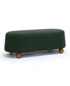 Tov Furniture Jaine Boucle Large Ottoman