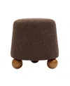 Tov Furniture 1 Piece Boucle Stool