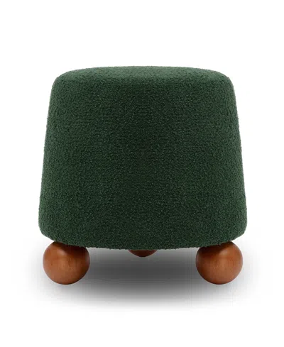 Tov Furniture Jaine Boucle Ottoman
