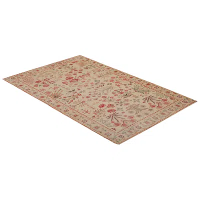 Tov Furniture Jardin Cotton Backed Floor Rug 5x8' In Brown