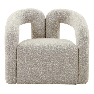Tov Furniture Jenn Velvet Accent Chair In Grey