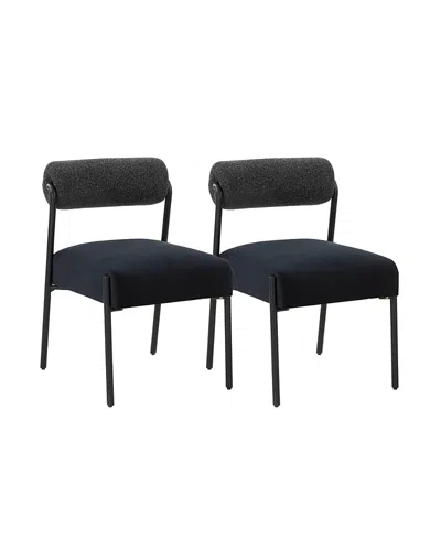 Tov Furniture Jolene Dining Chair, Set Of 2 In Black