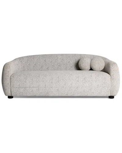 Tov Furniture Judy Woven Fabric Sofa In Gray