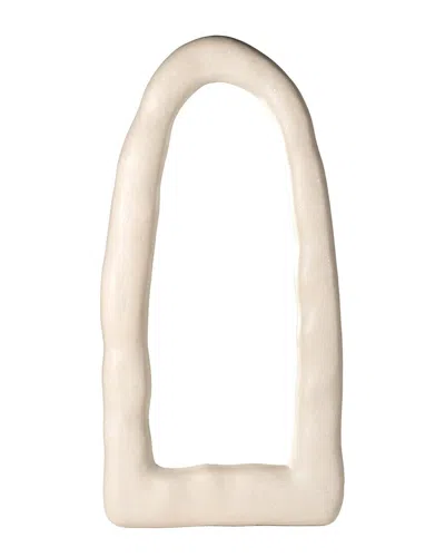Tov Furniture Kaia Textured Small Floor Mirror