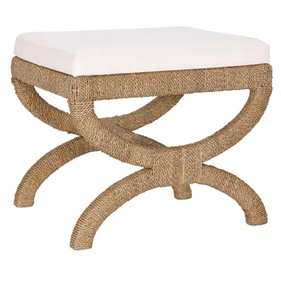 Tov Furniture Kappa Natural Rattan Stool In Brown