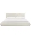 Tov Furniture Karol Vegan Leather Bed In White