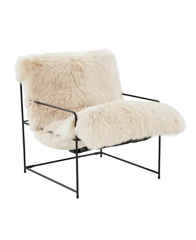 Tov Furniture Kimi Genuine Sheepskin Chair In Neutral