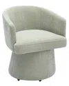 Tov Furniture Kristen Rolling Desk Chair In Green
