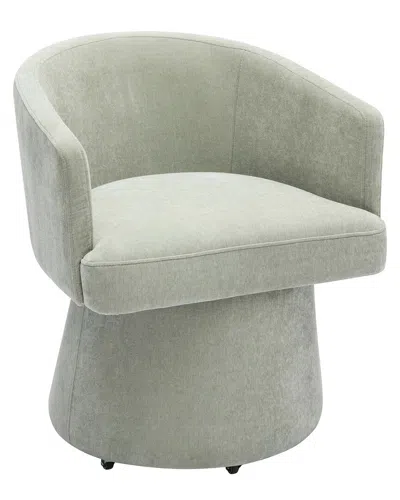 Tov Furniture Kristen Rolling Desk Chair In Green