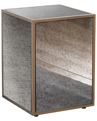 Tov Furniture Lana Mirrored Side Table By Inspire Me Home Decor In Gray