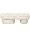 Tov Furniture Lena Jacquard Bench