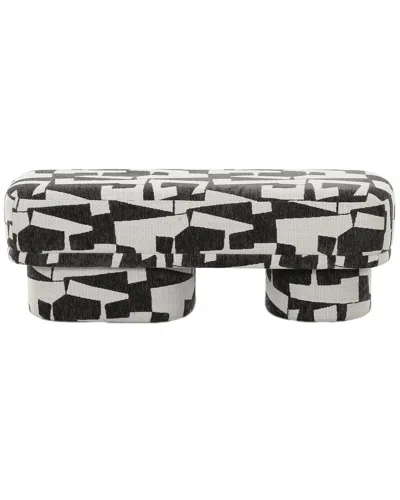 Tov Furniture Lena Jacquard Bench In Multi