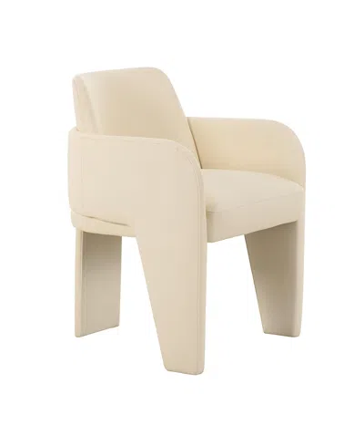 Tov Furniture Leo Performance Faux Leather Dining Chair In Neutral