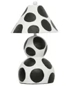 Tov Furniture Lerici Papier Mache Table Lamp In Black