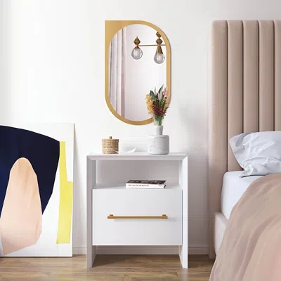 Tov Furniture Libre Nightstand In White