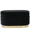 Tov Lillian Storage Bench In Black