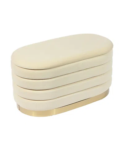 Tov Furniture Lillian Velvet Storage Bench