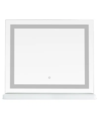 Tov Furniture Lola Led Panel Vanity Mirror In White